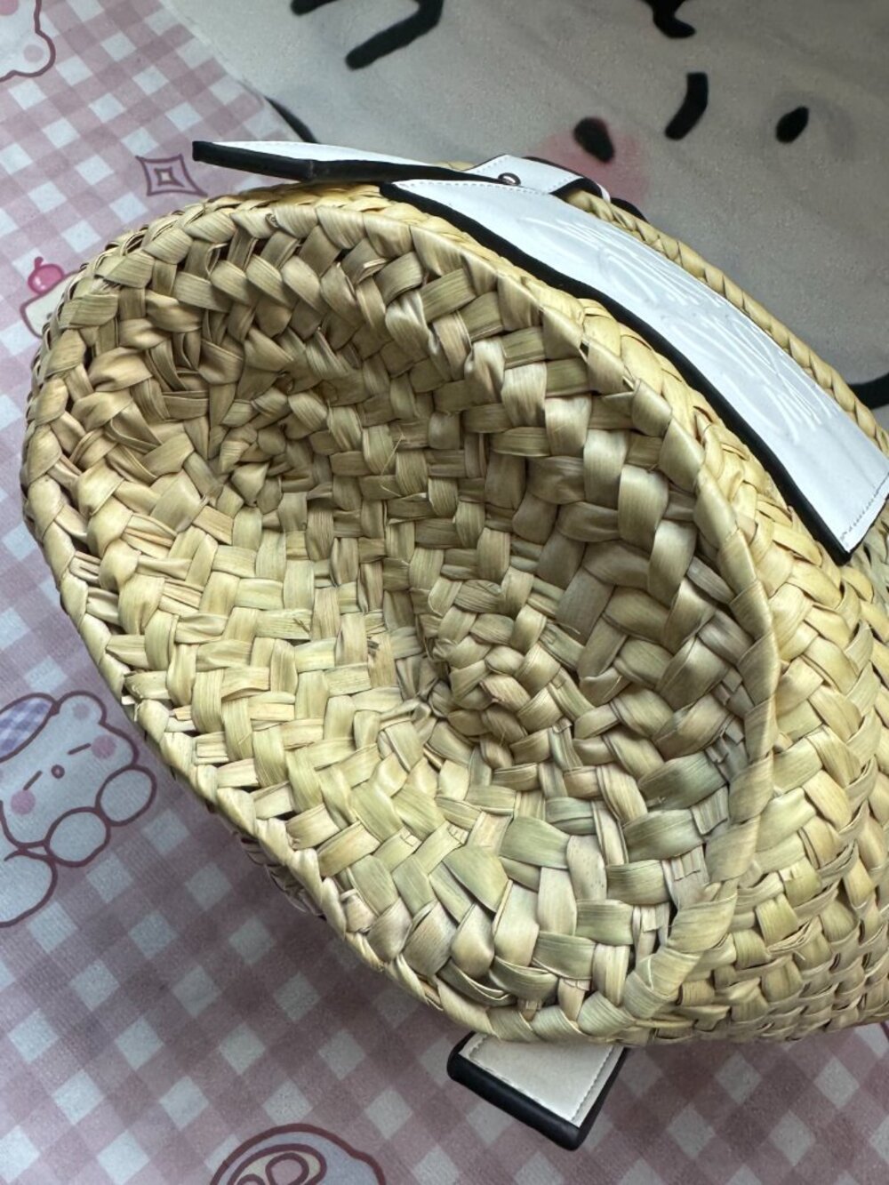 Loewe Raffia Woven Basket Tote Bag - Picture 3 of 10
